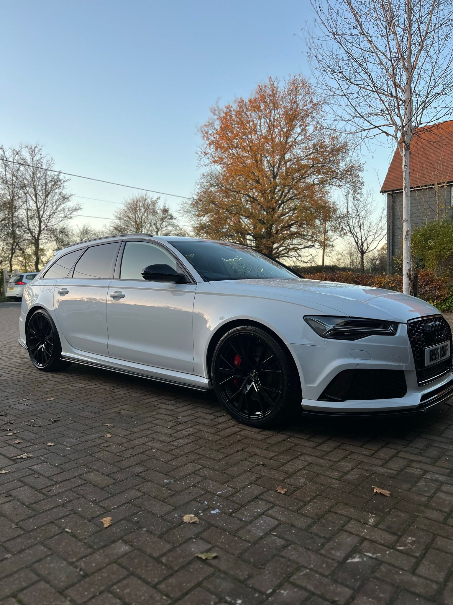 Audi side front view ceramic coating and detailing in Essex by JP detail and dents