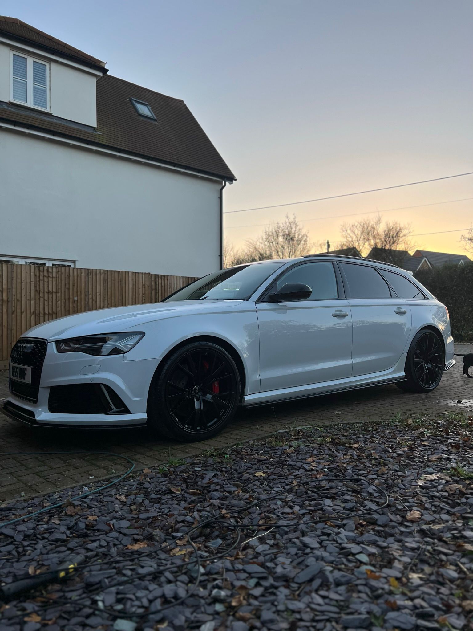 Audi front view ceramic coating and detailing in Essex by JP detail and dents