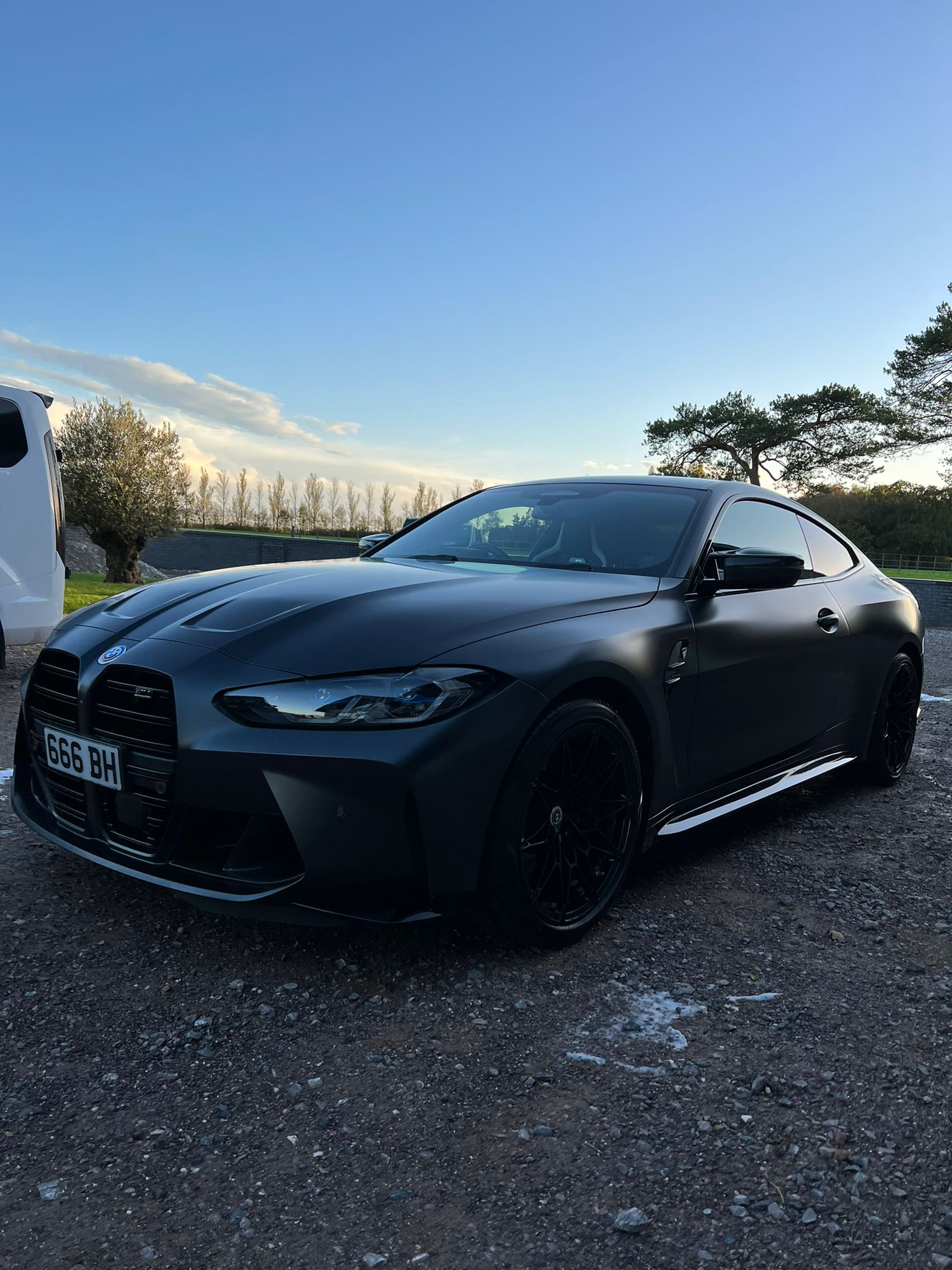BMW front view ceramic coating and detailing in Essex by JP detail and dents