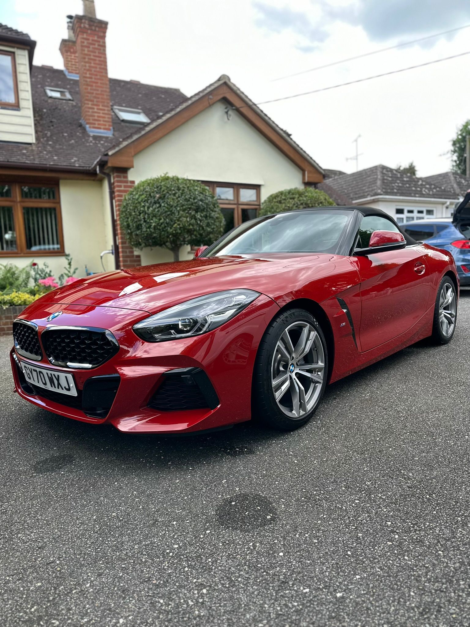 BMW side view ceramic coating and detailing in Essex by JP detail and dents